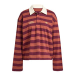 adidas - Women's Originals Athl Dept Striped Graphic Long Sleeve Polo (KF2323)