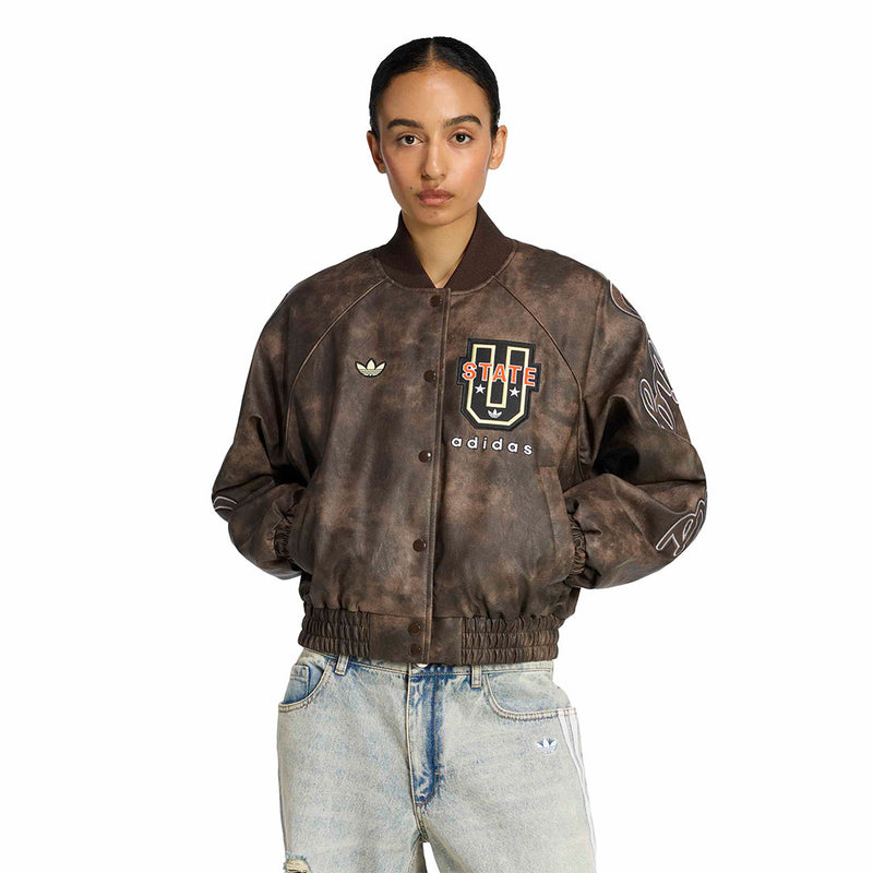 adidas - Women's Originals Dept Vintage Faux Leather Jacket (KF2307)