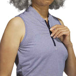 adidas - Women's Ottoman Printed Sleeveless Polo (IA7826)