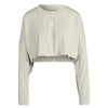 adidas - Sweat-shirt oversize Hyperglam 3 bandes pour femme (HK2584)