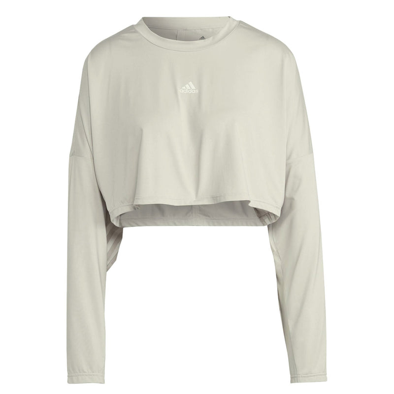 adidas - Sweat-shirt oversize Hyperglam 3 bandes pour femme (HK2584)
