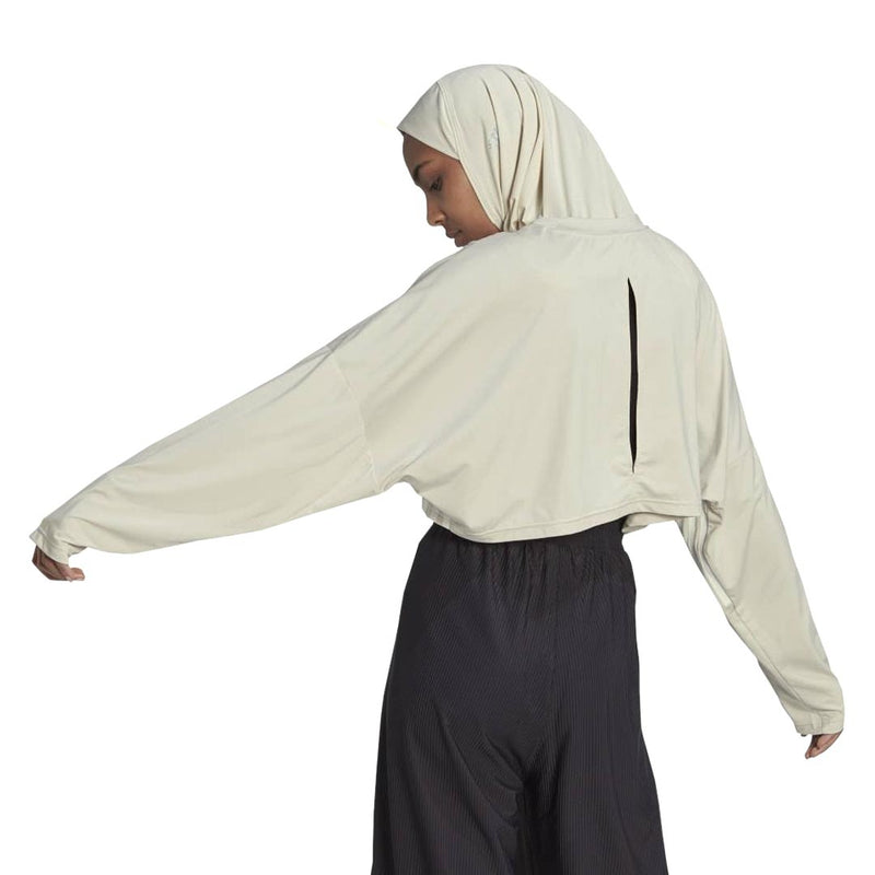 adidas - Sweat-shirt oversize Hyperglam 3 bandes pour femme (HK2584)