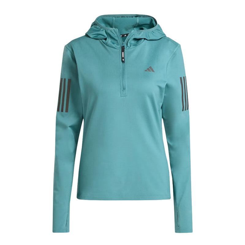 adidas - Women's Own The Run Winterized 1/2 Zip Hoodie (JW9651)