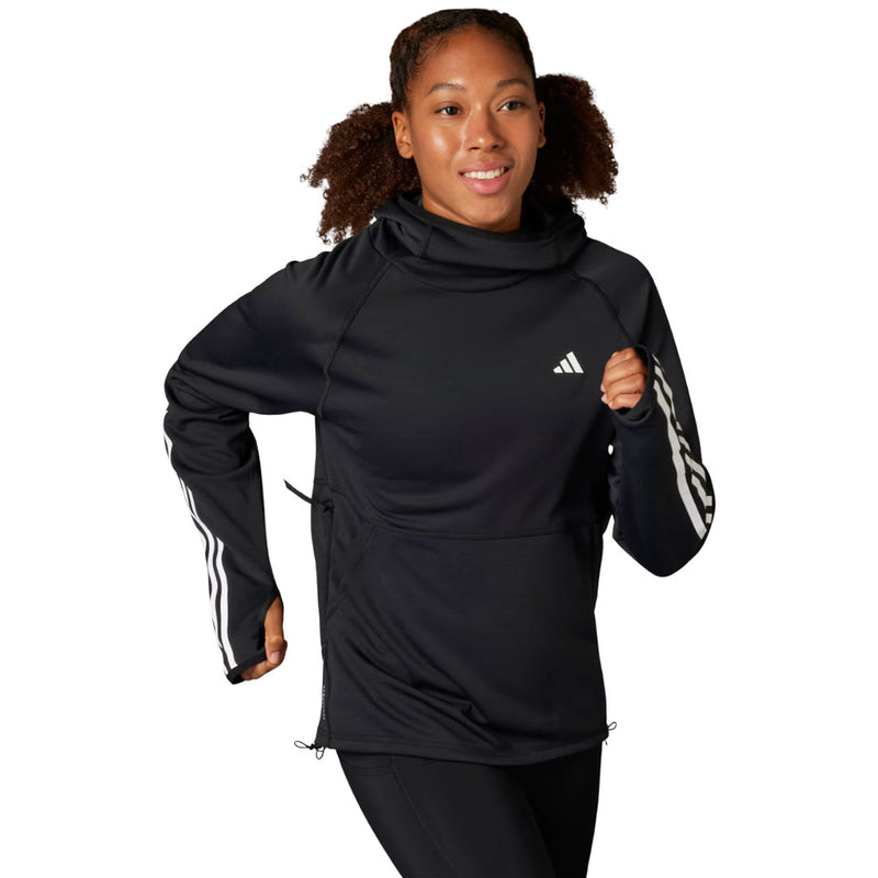 adidas - Women's Own the Run 3-Stripes Hoodie (IK5015)