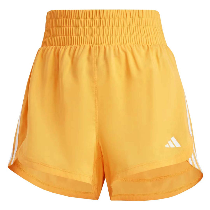 adidas - Women's Pacer 3-Stripes Woven 3 Inch High Rise Shorts (IS2179-3IN)