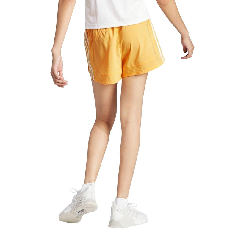 adidas - Women's Pacer 3-Stripes Woven 3 Inch High Rise Shorts (IS2179-3IN)