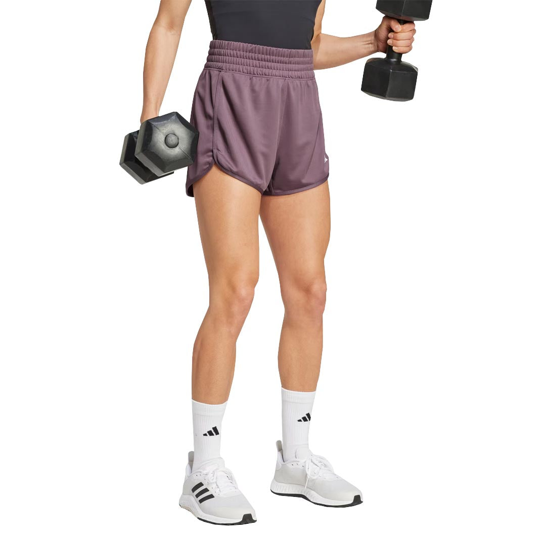 adidas - Women's Pacer Essentials Knit 3 Inch High Rise Shorts