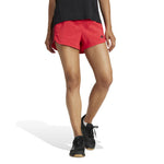 adidas - Women's Pacer Training 3-Stripes Woven 3 Inch High Rise Shorts (JD2287-3IN)