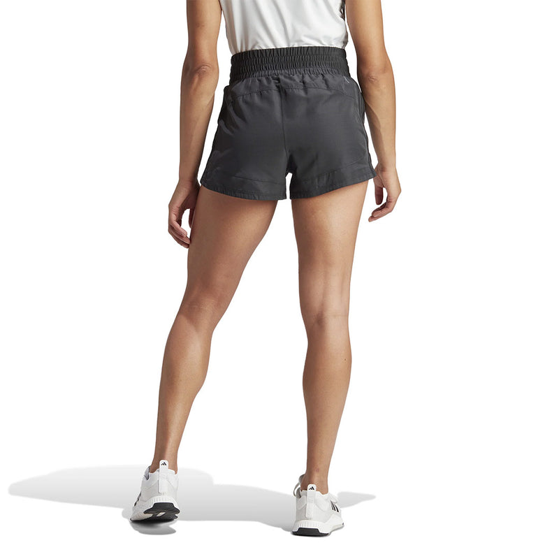 adidas - Women's Pacer Training 3-Stripes Woven 5 Inch High Rise Shorts (IS2178-5IN)