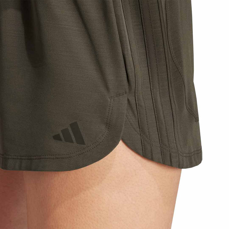 adidas - Women's Pacer Training 3-Stripes Woven High Rise 3 inch Shorts (IX1062-3IN)