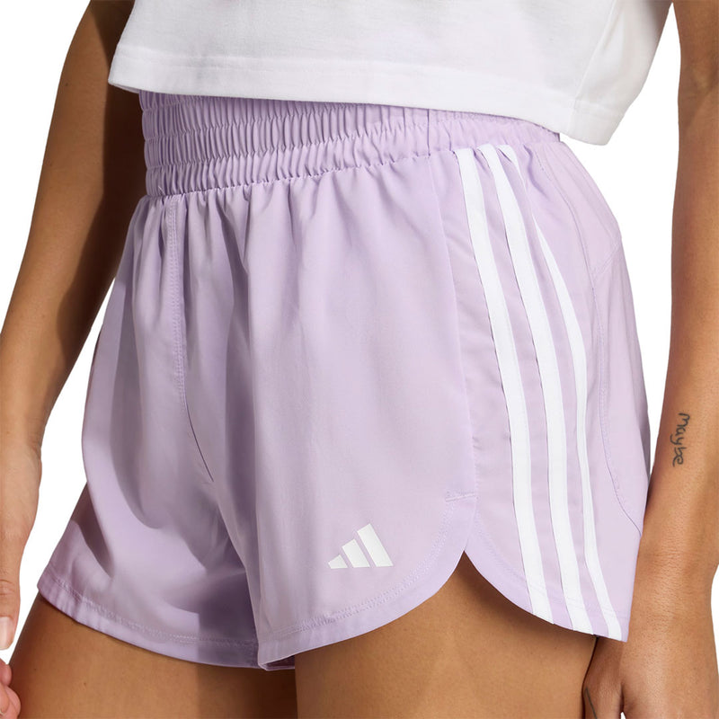adidas - Women's Pacer Training 3-Stripes Woven High Rise Shorts (JX4852-3IN)
