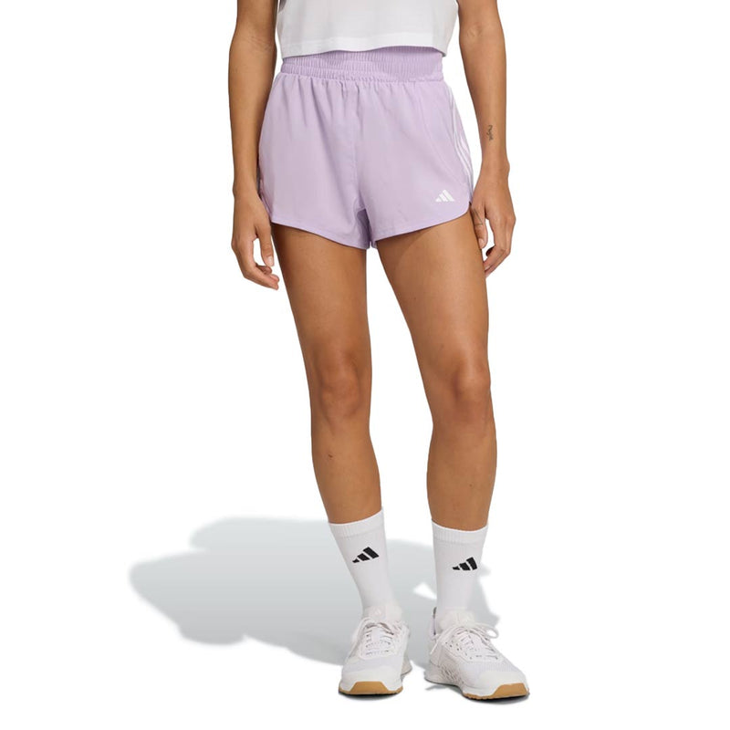 adidas - Women's Pacer Training 3-Stripes Woven High-Rise Shorts (JX4852-5IN)