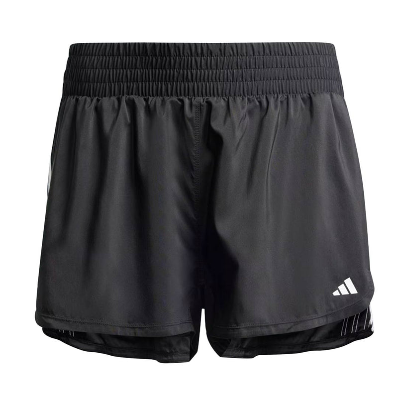 adidas - Women's Pacer Training 3-Stripes Woven High-Rise Shorts (Plus Size) (IS0604)