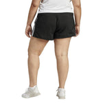 adidas - Women's Pacer Training 3-Stripes Woven High-Rise Shorts (Plus Size) (IS0604)