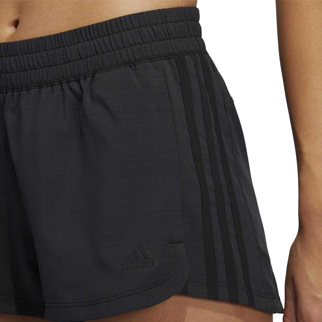 adidas - Women's Pacer Training Heather Woven Shorts (GT1186