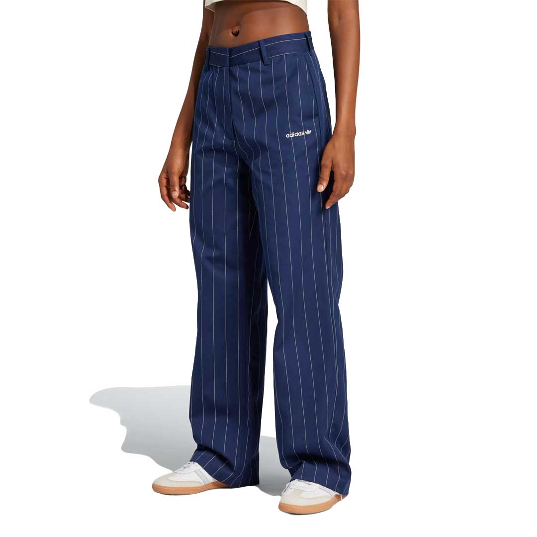adidas - Women's Pinstripe Twill Loose Pant (JJ3482) – SVP Sports