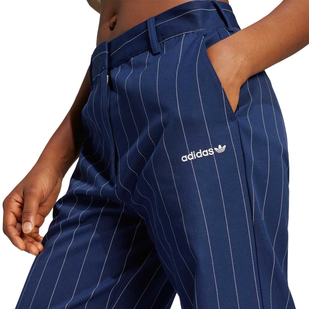 adidas - Women's Pinstripe Twill Loose Pant (JJ3482) – SVP Sports