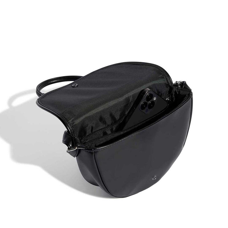 adidas - Women's Polyurethane Trefoil Satchel Bag (IT7378)
