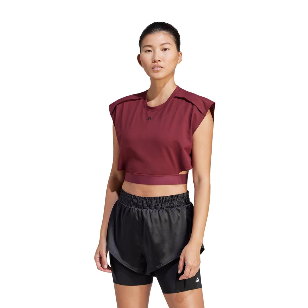 トップス IDA t-shirt, idasply, EU XS adidas - Women's Power Crop Sleeveless T-Shirt (IM2708) – SVP Sports