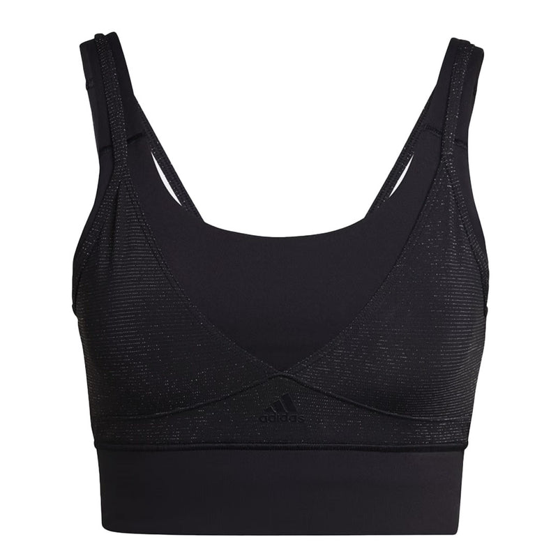 adidas - Women's Powerimpact Training Medium Support Shiny Bra (HM7885)