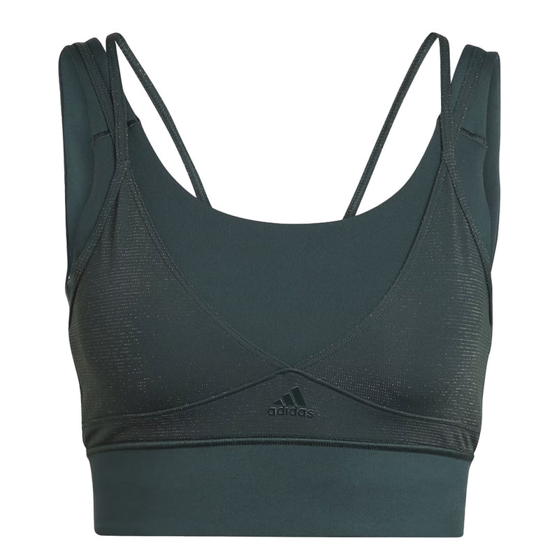 adidas - Women's Powerimpact Training Medium Support Shiny Bra (HM7886)