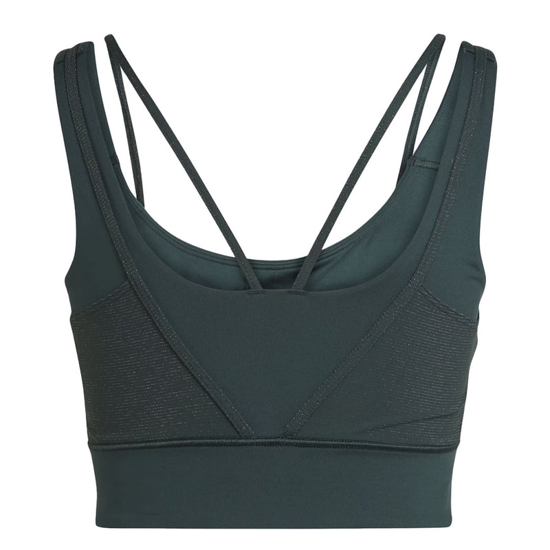 adidas - Women's Powerimpact Training Medium Support Shiny Bra (HM7886)