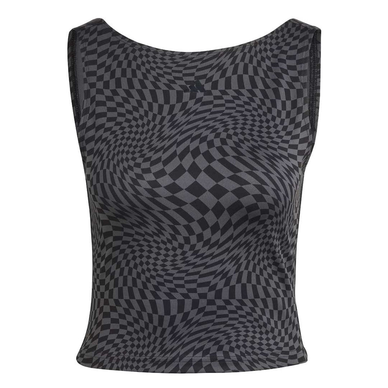 adidas - Women's Print Clash Yoga Tank Top (HY2602)