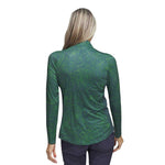 adidas - Women's Printed Long Sleeve 1/4 Zip Sweater (IB2083)