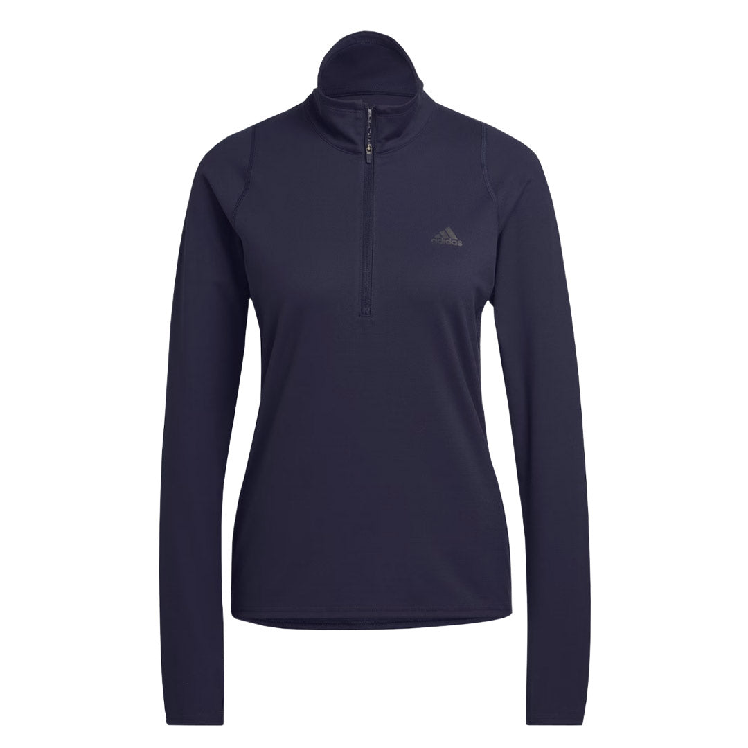 adidas - Women's Run Fast Long Sleeve 1/2 Zip Sweatshirt (HK9017