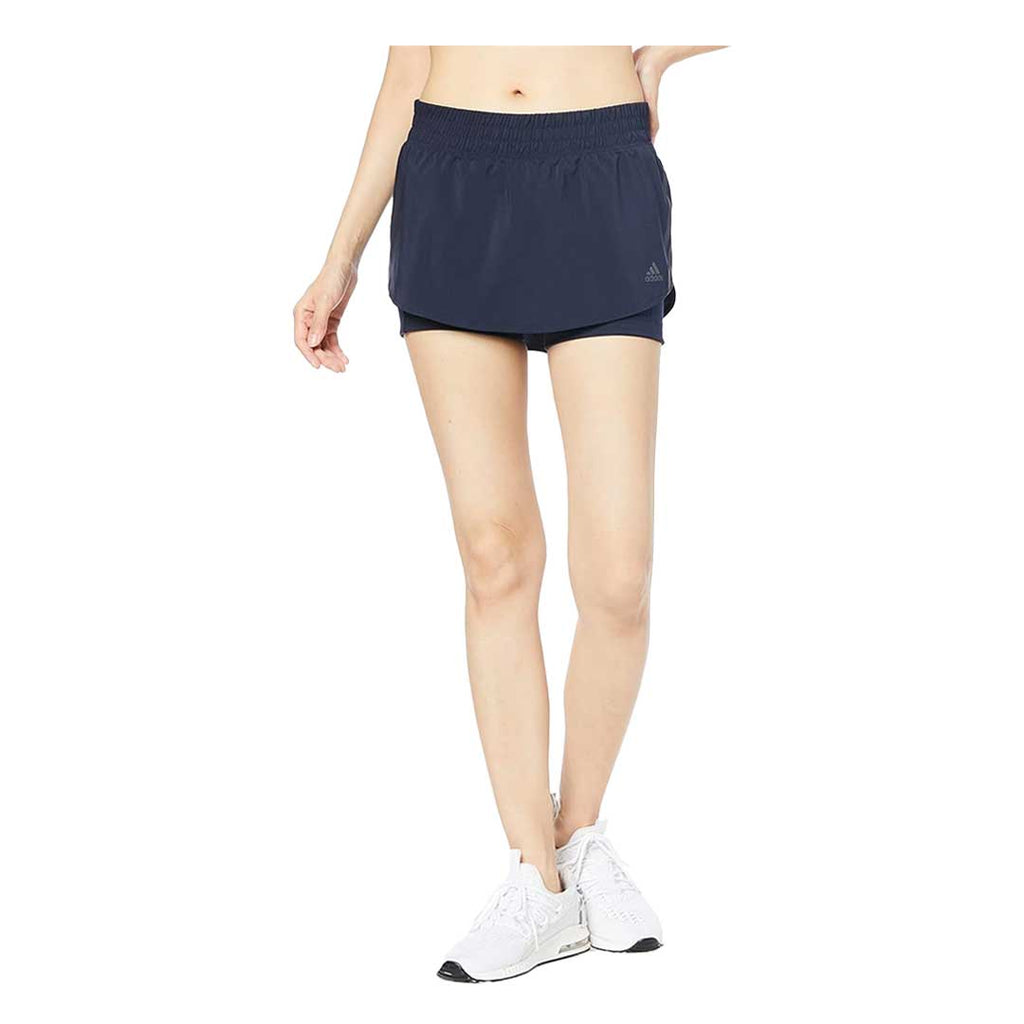 adidas - Short de course Run Icons 3 bandes pour femme (HK9084)