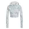 adidas - Women's Run Icons All Over Print Hooded Long Sleeve Top (HE0354)