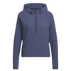 adidas - Women's Seersucker 1/4-Zip Hoodie (HS8971)