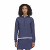 adidas - Women's Seersucker 1/4-Zip Hoodie (HS8971)