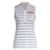 adidas - Women's Stripe Sleeveless Polo (GJ9455)