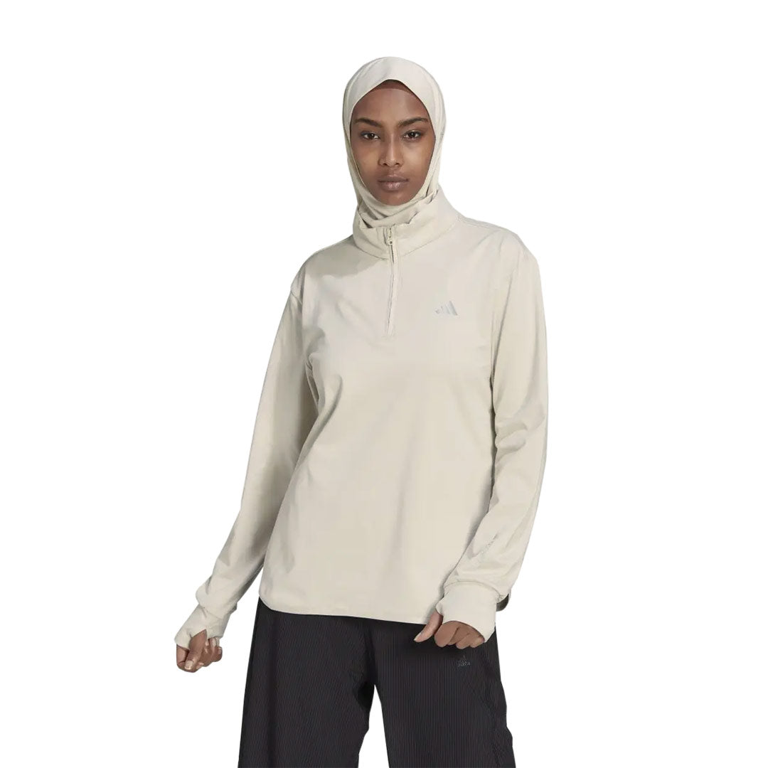 adidas - Women's Techfit Aeroready Warm 1/4 Zip Training Top