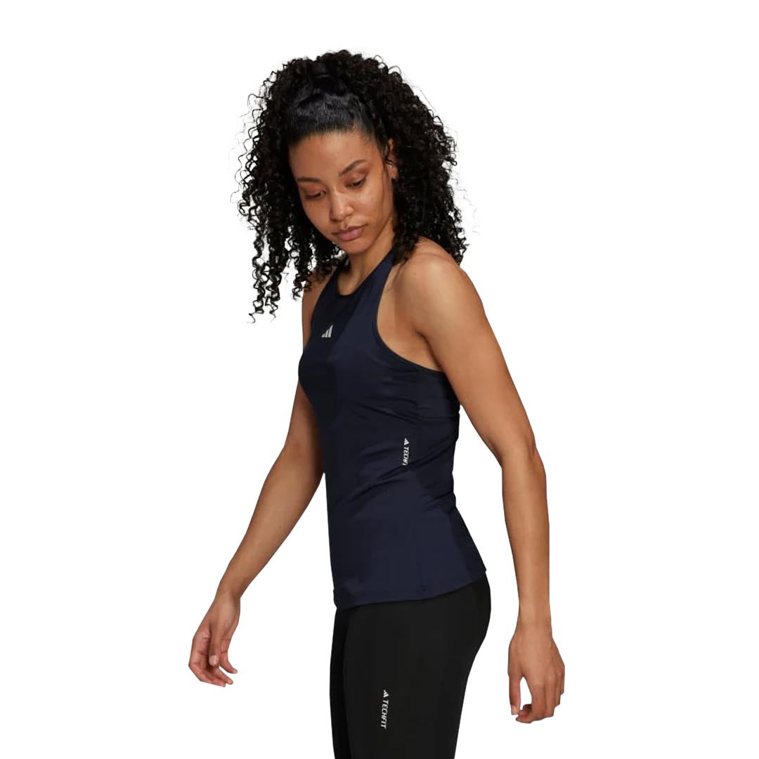 Adidas Techfit Racerback Tank Top Ink White Small