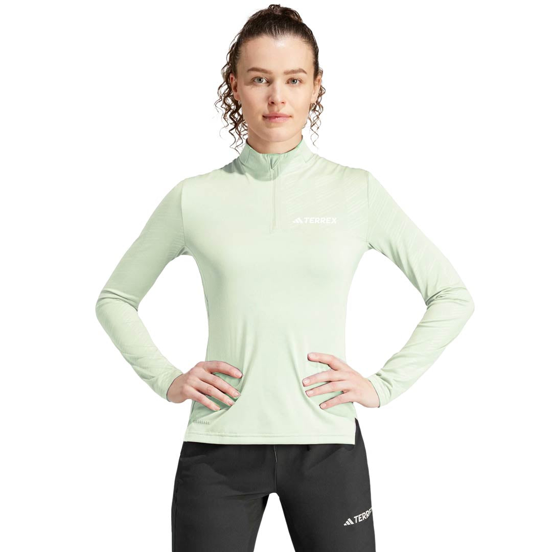 adidas - Women's Terrex 1/4 Zip Long Sleeve T-Shirt (IP4807) – SVP
