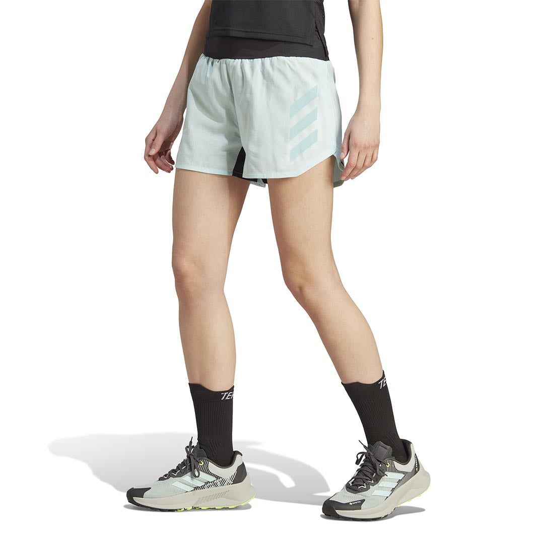 adidas - Women's Terrex Agravic Trail Running 3 inch Shorts