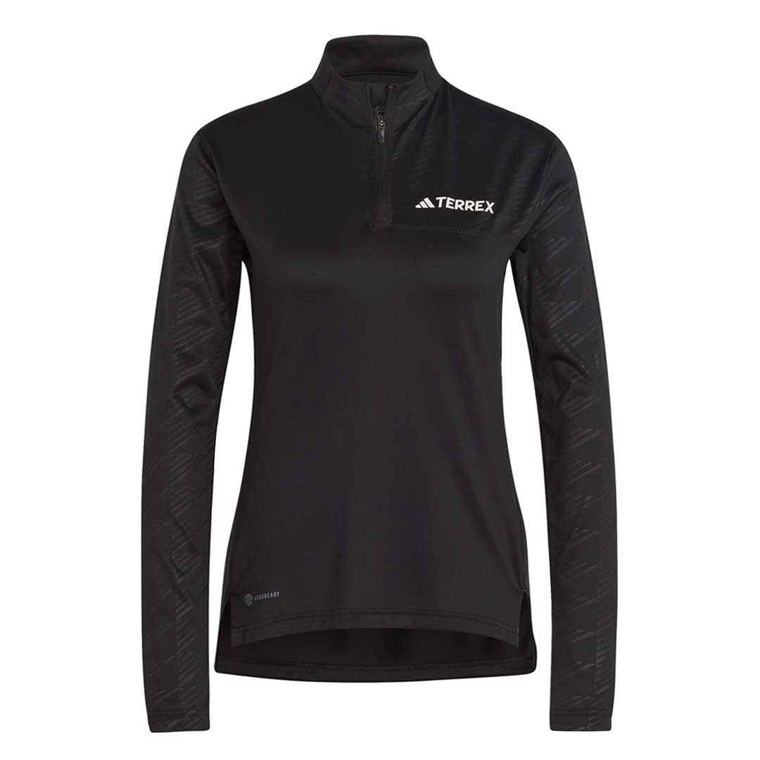 adidas - Women's Terrex Multi Half-Zip Long Sleeve T-Shirt (HM4016