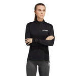 adidas - Women's Terrex Multi Half-Zip Long Sleeve Long-Sleeve T-Shirt (HM4016)