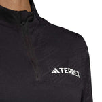 adidas - Women's Terrex Multi Half-Zip Long Sleeve Long-Sleeve T-Shirt (HM4016)