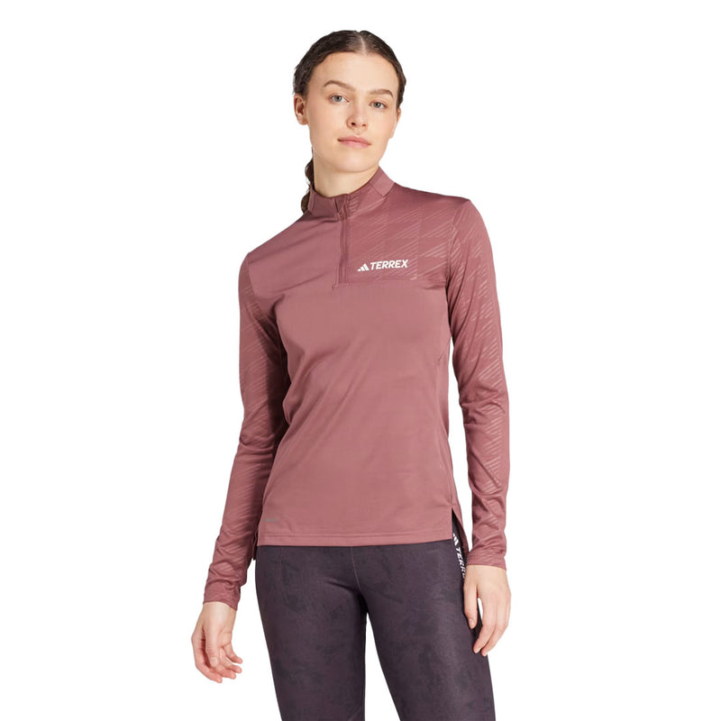 adidas - Women's Terrex Multi Half Zip Long Sleeve Top (IW9186)