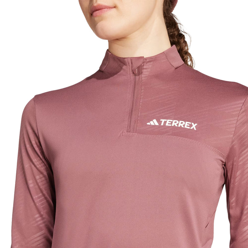 adidas - Women's Terrex Multi Half Zip Long Sleeve Top (IW9186)