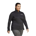 adidas - Women's Terrex Multi Half-Zip Long Sleeve Shirt (Plus Size) (HM3988)