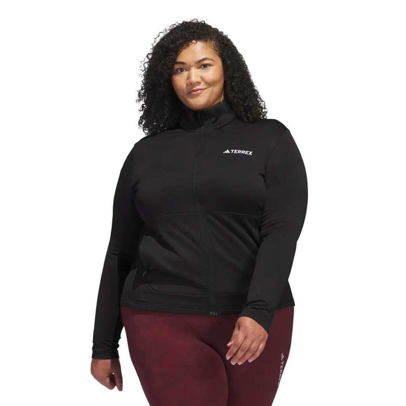 adidas - Women's Terrex Multi Light Fleece Full-Zip Jacket (Plus Size) (IB4167)