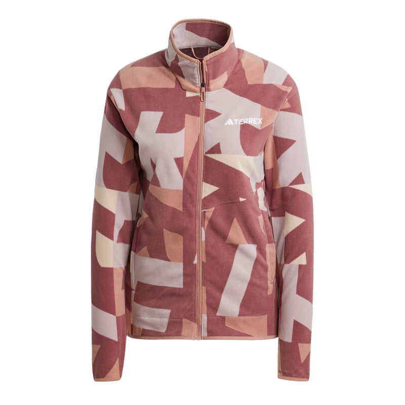 adidas - Women's Terrex Multi Printed Full Zip Fleece Jacket (JF9062)