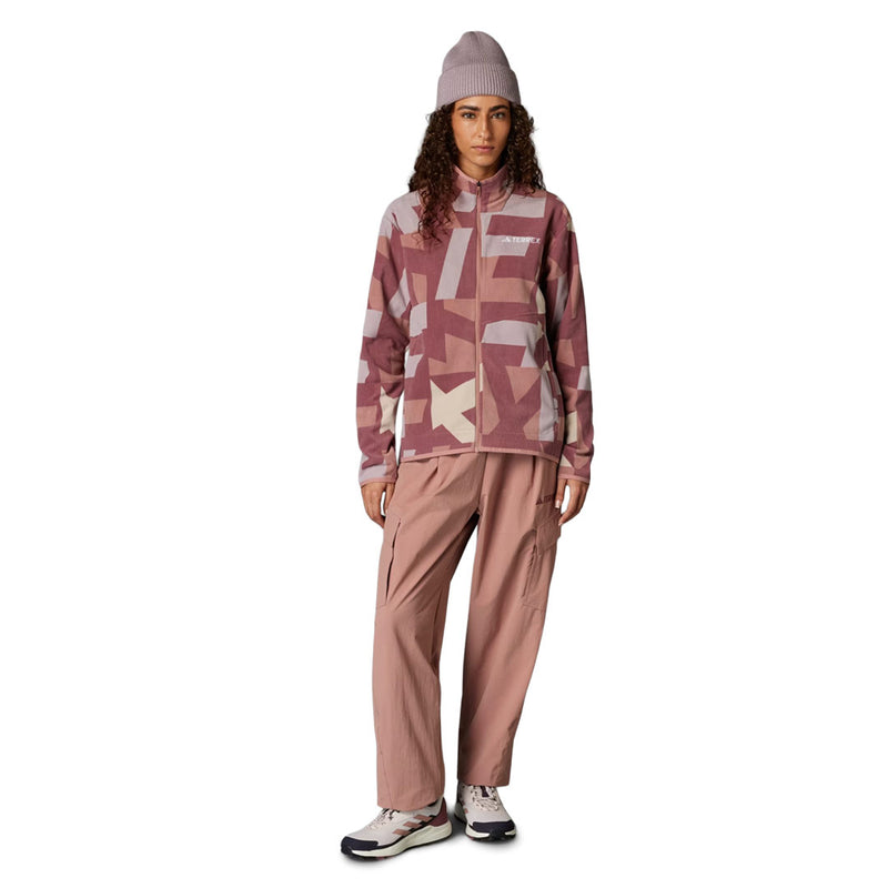 adidas - Women's Terrex Multi Printed Full Zip Fleece Jacket (JF9062)