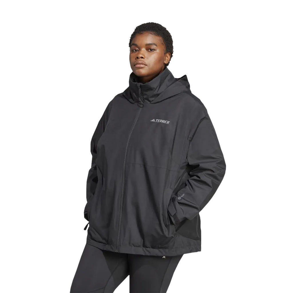 adidas - Women's Terrex Multi Rain.Rdy 2-Layer Rain Jacket (Plus Size) (HN5490)
