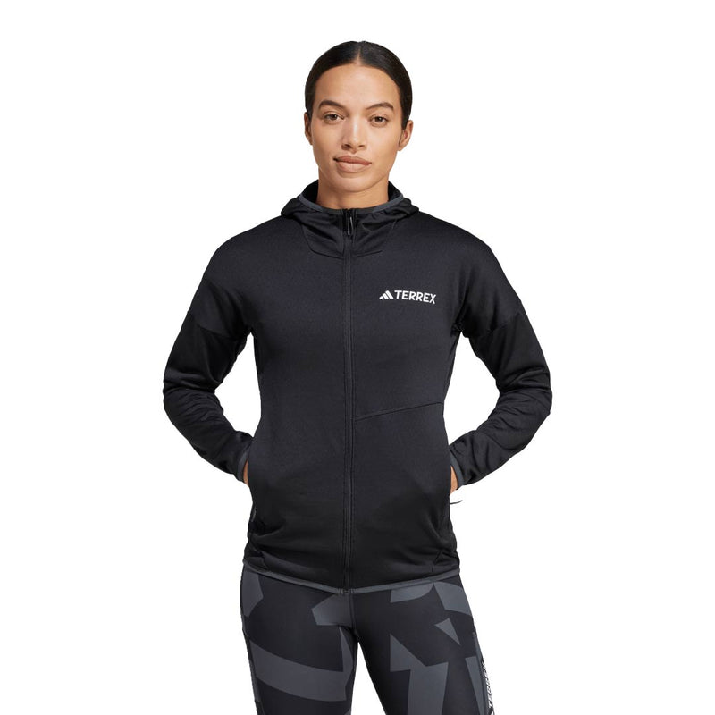 adidas - Women's Terrex Xperior Climawarm Light Fleece Hooded Jacket (JE1364)