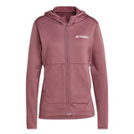 adidas - Women's Terrex Xperior Lightweight Fleece Hooded Jacket (IQ3726)